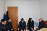 上图为看望何德生老师 上图为看望何德生老师